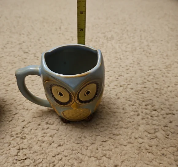 Owl Coffee Mugs | Two Ceramic Mugs - Picture 5 of 6